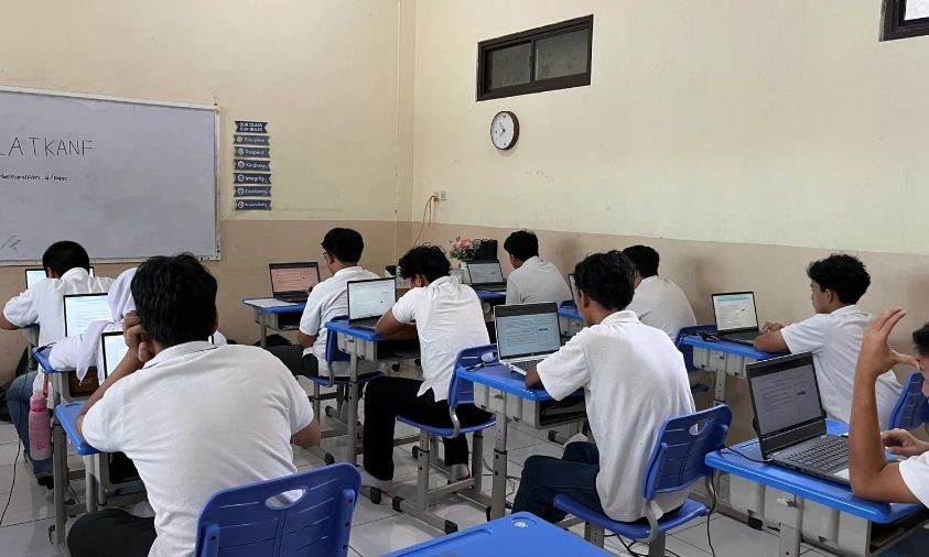 Siswa Kelas 9 Jalani Try Out TKA Perdana