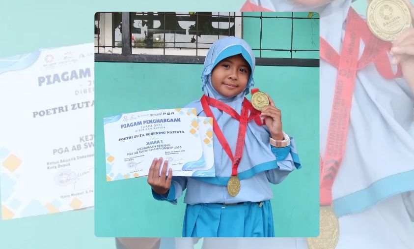 Poetri Zuta Sabet Tiga Medali di PGA AB Swim Championship