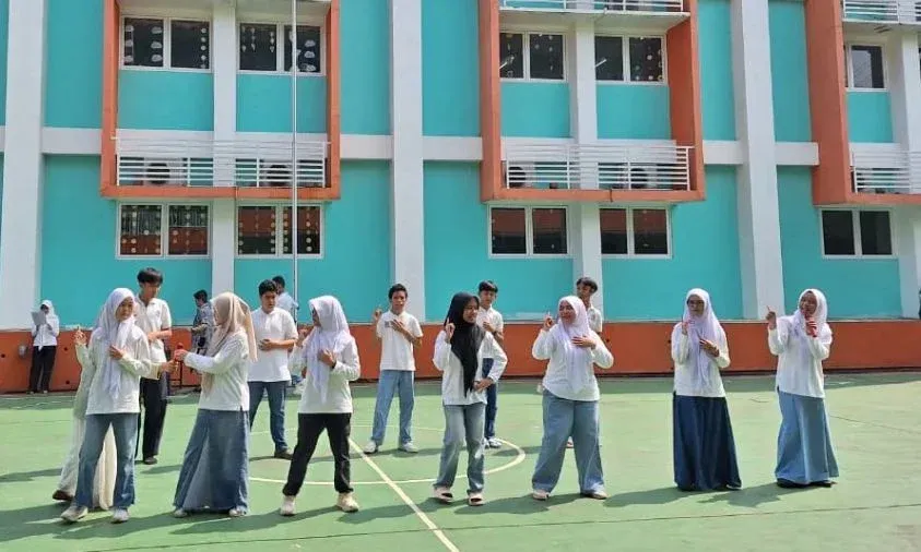 Siswa-siswi Menjalani Latihan Intensif Menyambut Event PresGo Expo 2026