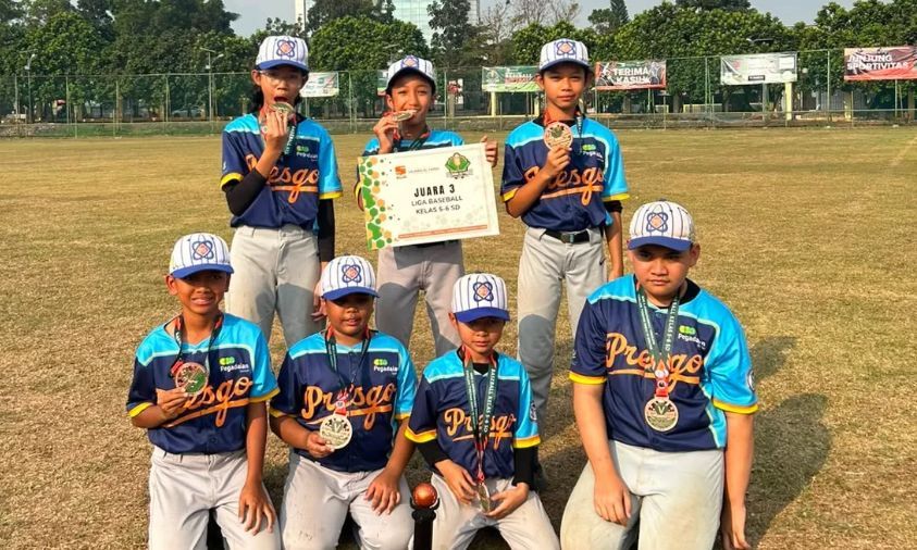Tampil Solid, Tim Baseball Sabet Juara 3 di Kejuaraan Nasional Bandung